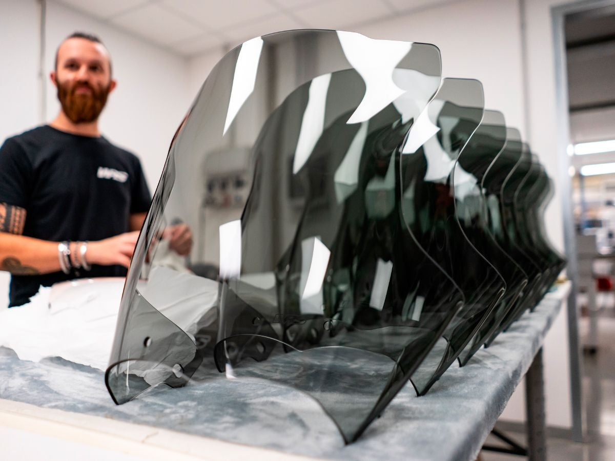 Nano-Technologie-Schutzbeschichtung für Plexiglas WRS SCHILD UND VISIER BOX 21 STÜCK
