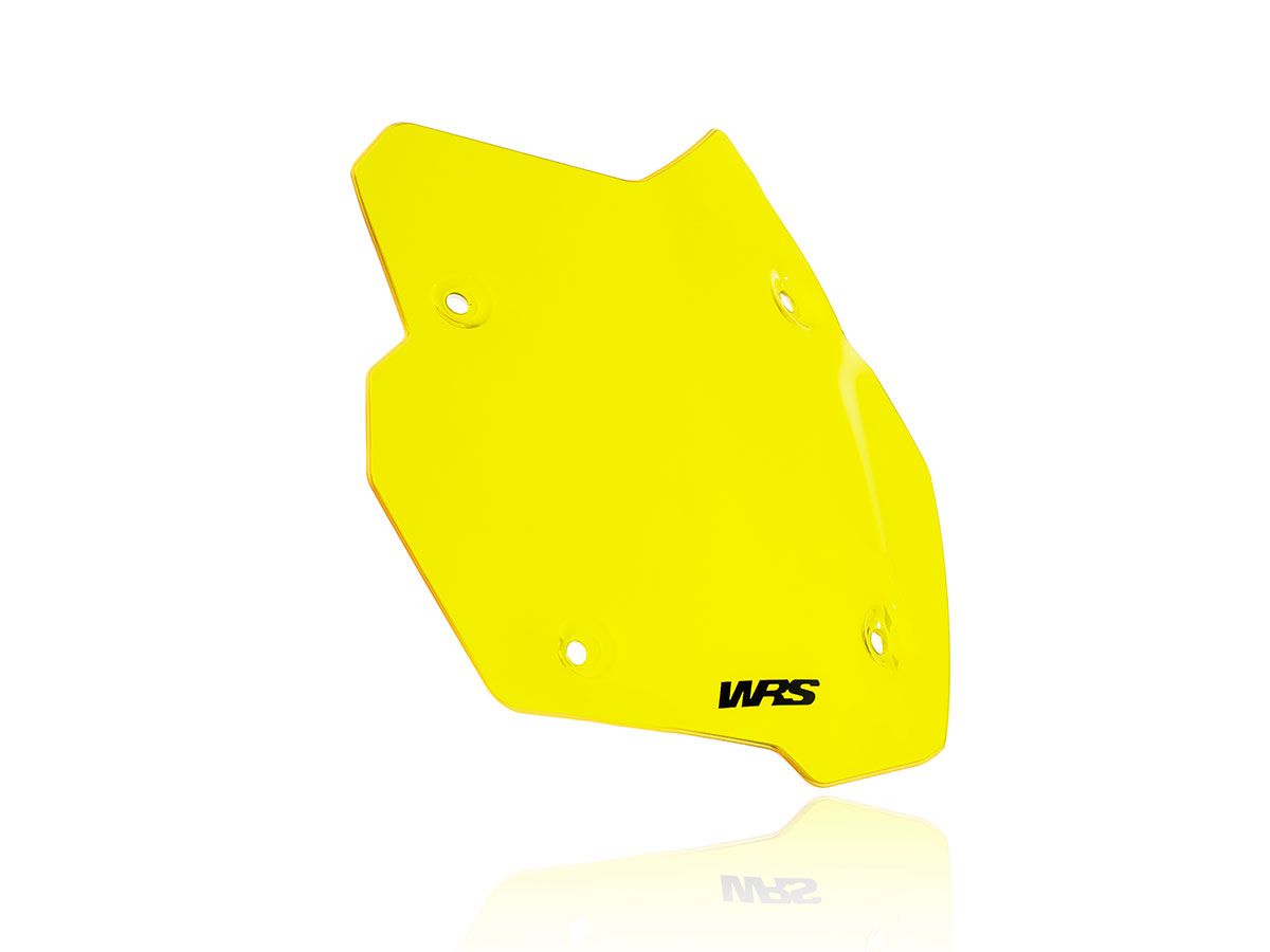 Gelbes Plexiglas-Set WRS STANDARD + RAHMEN BMW F 750 GS 2018-2023
