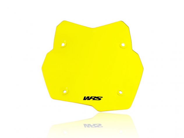 Gelbes Plexiglas-Set WRS STANDARD + RAHMEN BMW F 750 GS 2018-2023