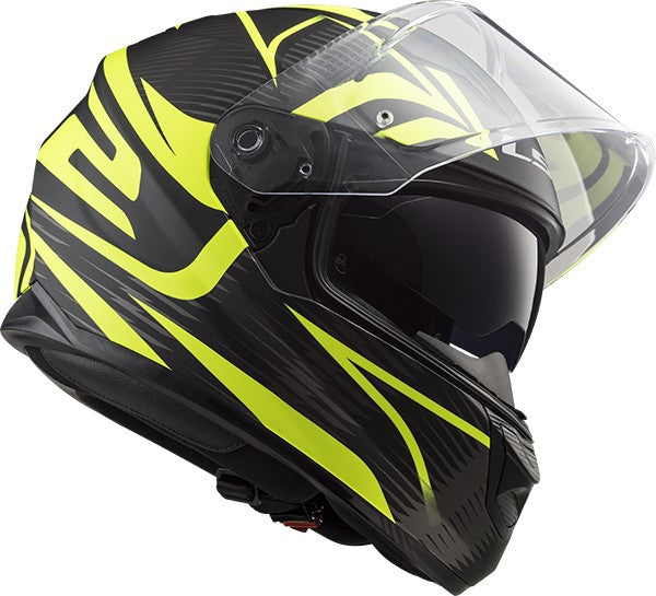LS2 FF320.46 STREAM EVO JINK MATT BLACK YELLOW