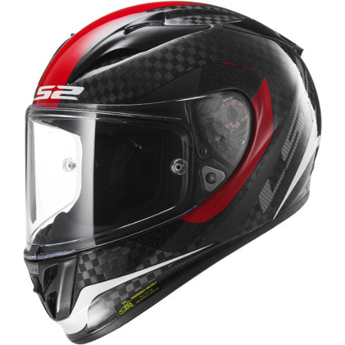 LS2 FF323.30 ARROW C TRONIC CARBON WHITE S