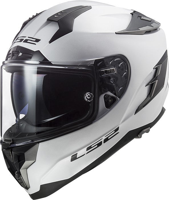 LS2 FF327 CHALLENGER SOLID WHITE