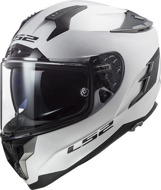 LS2 FF327 CHALLENGER SOLID WHITE
