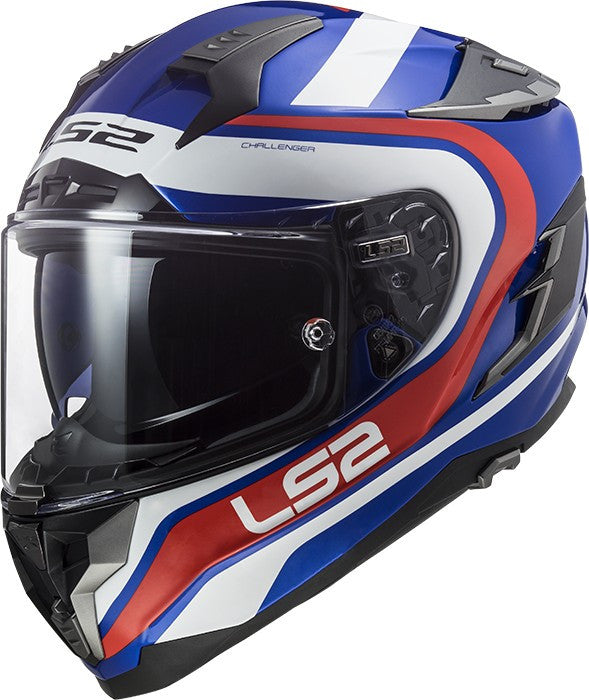 LS2 FF327 CHALLENGER FUSION BLUE RED