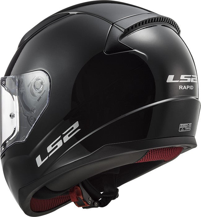 LS2 FF353 RAPID SINGLE MONO GLOSS BLACK