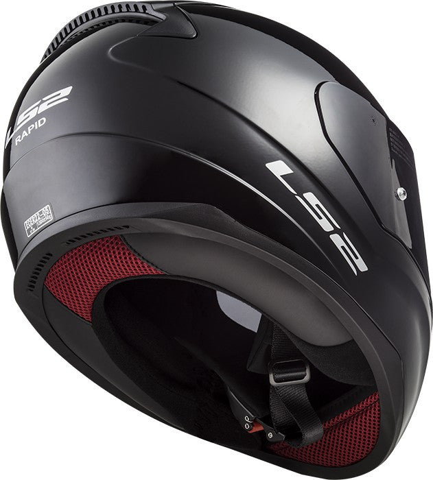 LS2 FF353 RAPID SINGLE MONO GLOSS BLACK