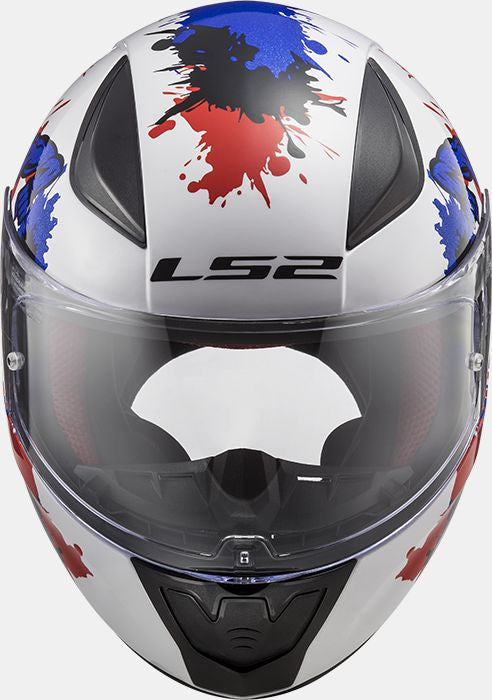 LS2 FF353 RAPID MINI MONSTER WHITE BLUE