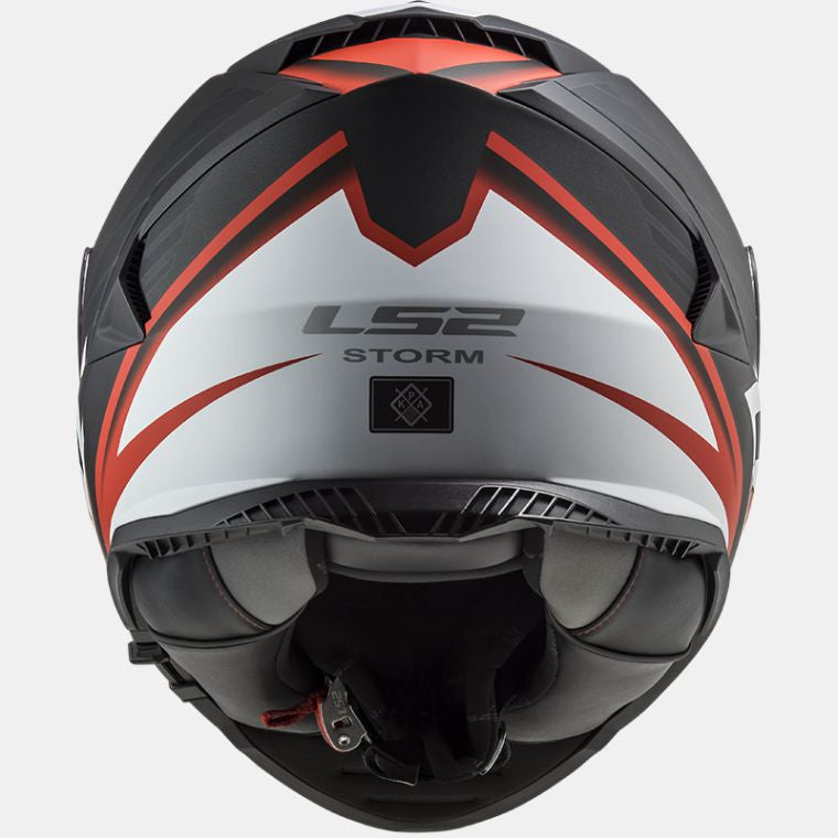 LS2, FF800 STORM NERVE MATT BLACK RED
