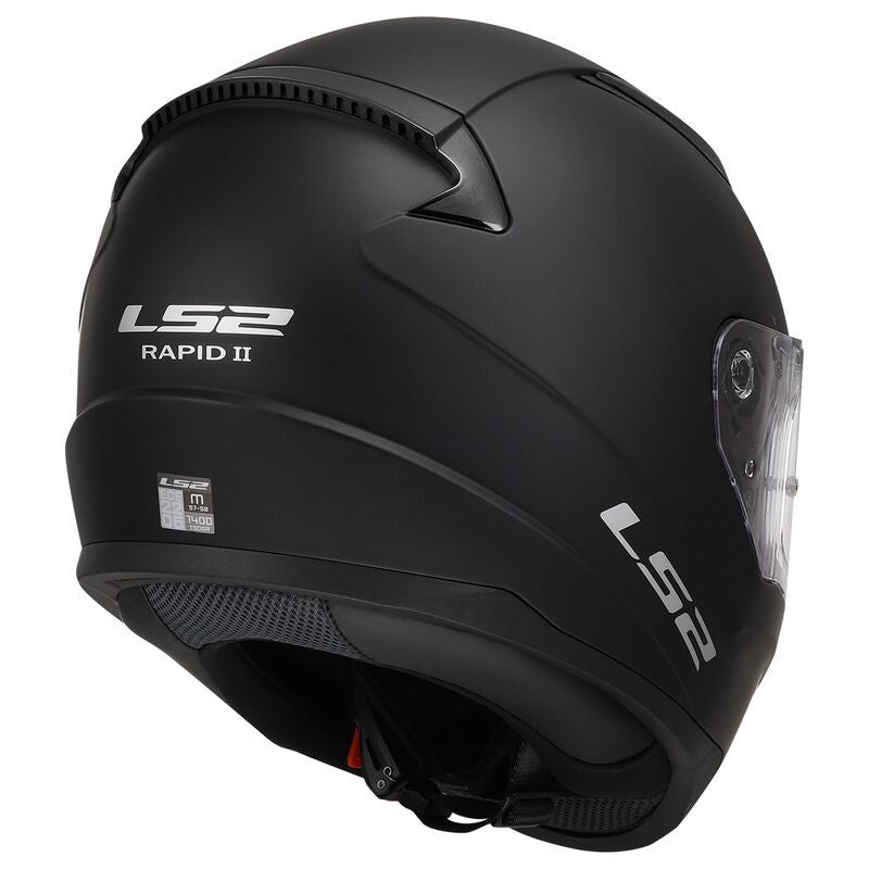 LS2 FF353 RAPID II SOLID MATT BLACK - 06