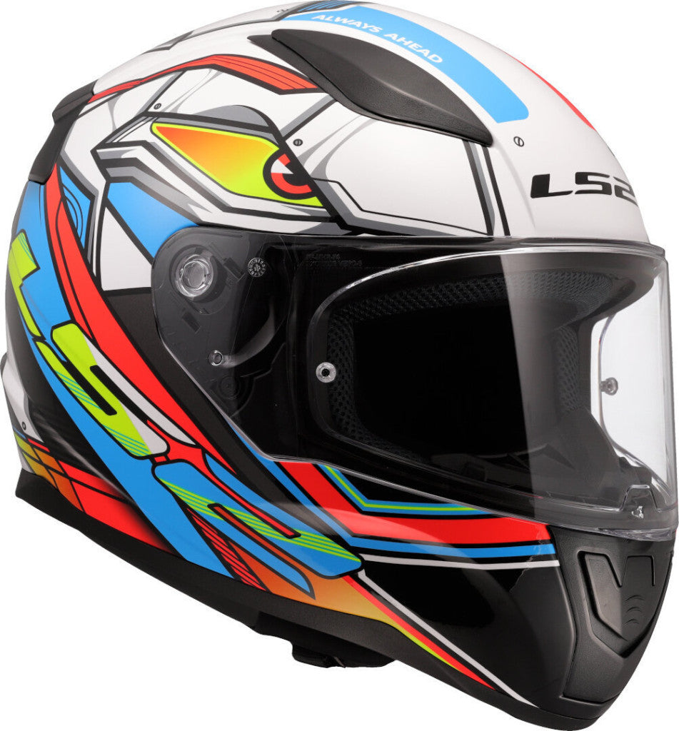 LS2 FF353 RAPID II XDRON WHITE NEON ORANGE