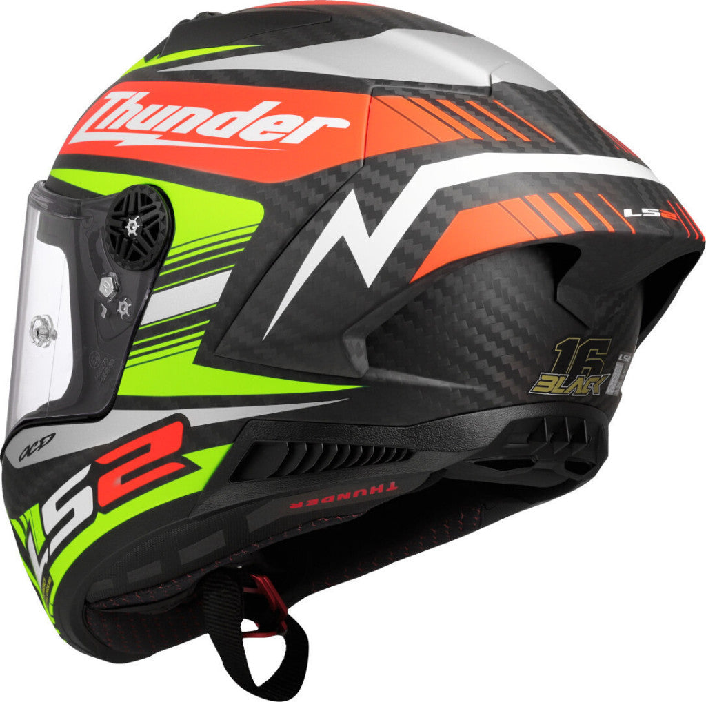 LS2 FF805 THUNDER GP AERO REPLICA BLACK
