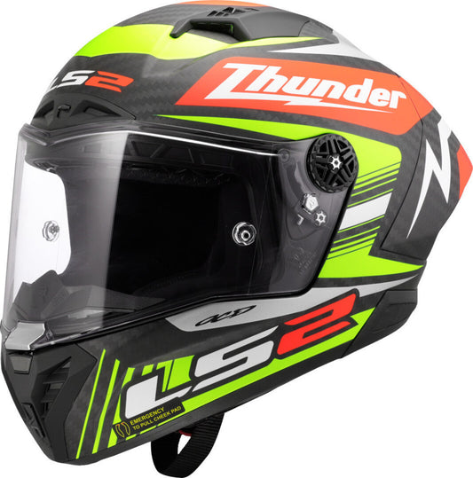 LS2 FF805 THUNDER GP AERO REPLICA BLACK