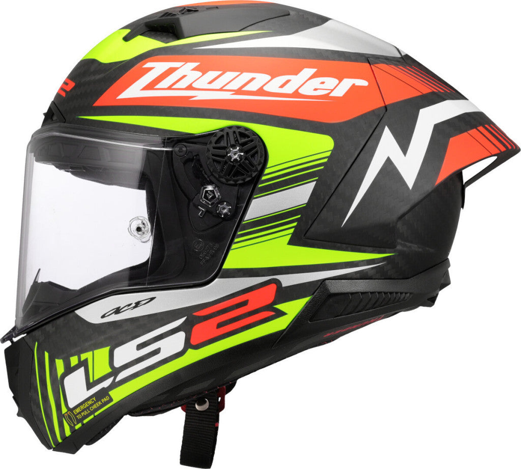 LS2 FF805 THUNDER GP AERO REPLICA BLACK