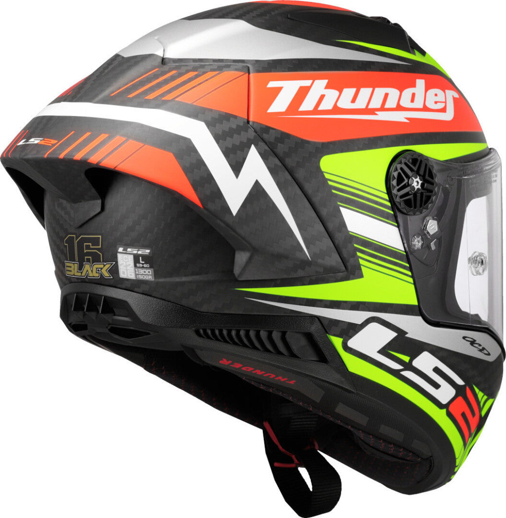 LS2 FF805 THUNDER GP AERO REPLICA BLACK