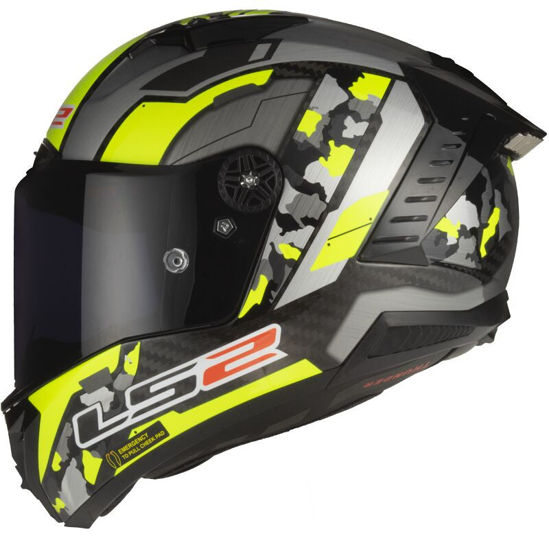 LS2 FF805 THUNDER C SPACE H-V YELLOW GREY
