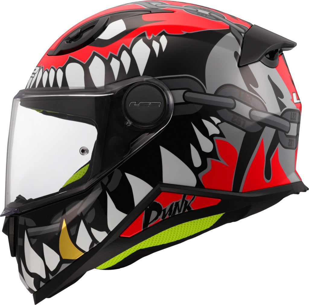 LS2 FF812 KID PUNK GREY RED