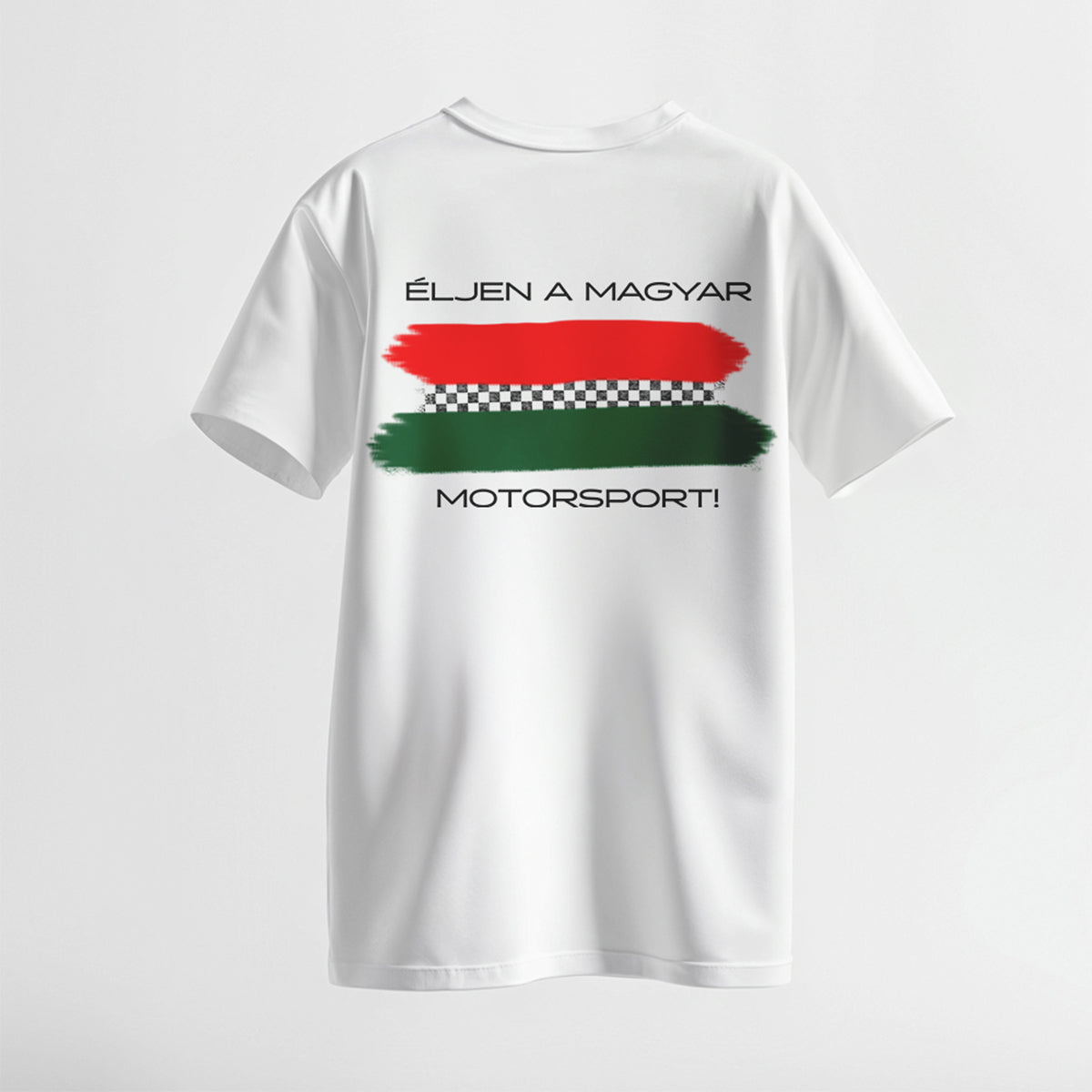 Factory Motors - "Éljen a magyar motorsport!" póló (fehér)