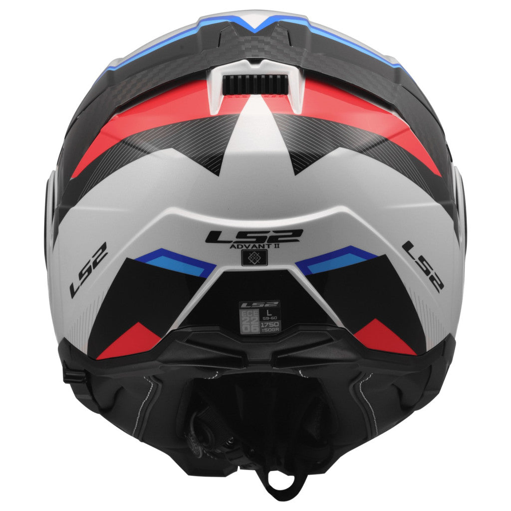 LS2 FF910 ADVANT II TRIPLE WHITE BLUE RED -06