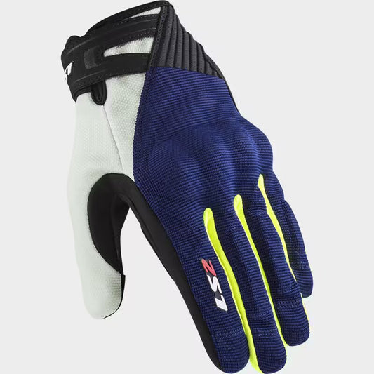 DART 2 MAN GLOVES BLUE H-V YELLOW