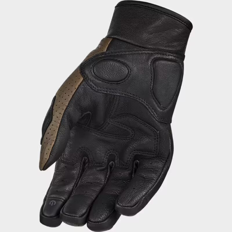 RUST MAN GLOVES BROWN LEATHER
