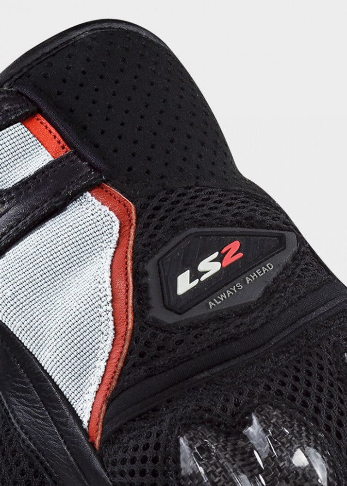 LS2 SPARK 2 AIR MAN GLOVES BLACK RED WHIT