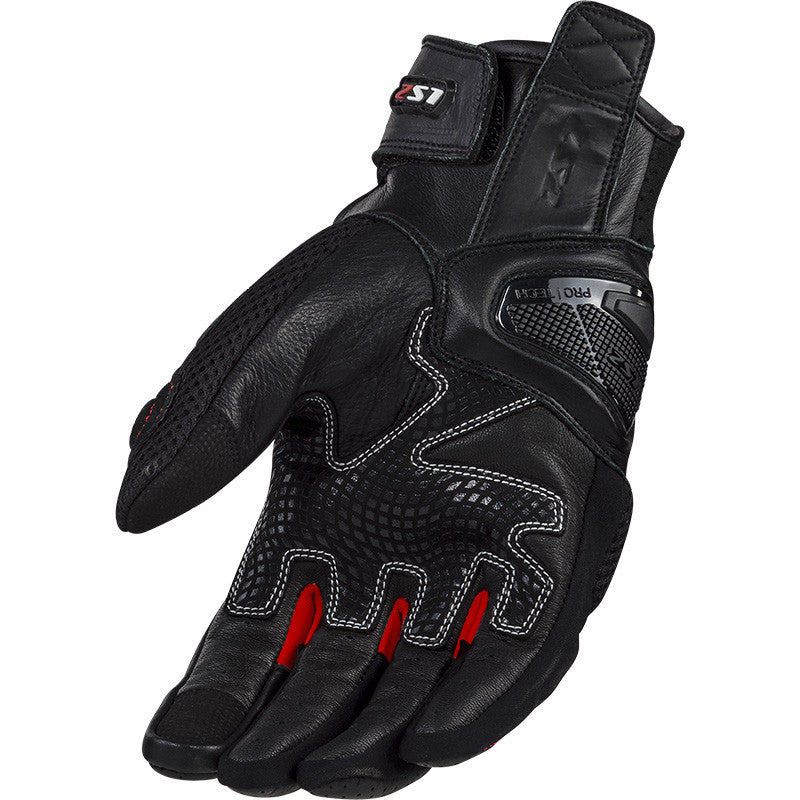 LS2 SPARK 2 AIR MAN GLOVES BLACK RED WHIT