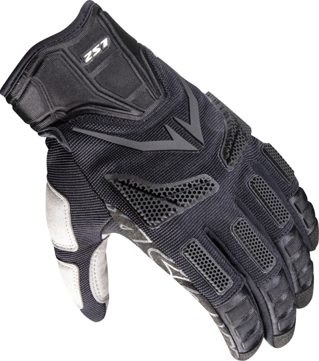 LS2 RAVIN MAN GLOVES BLACK
