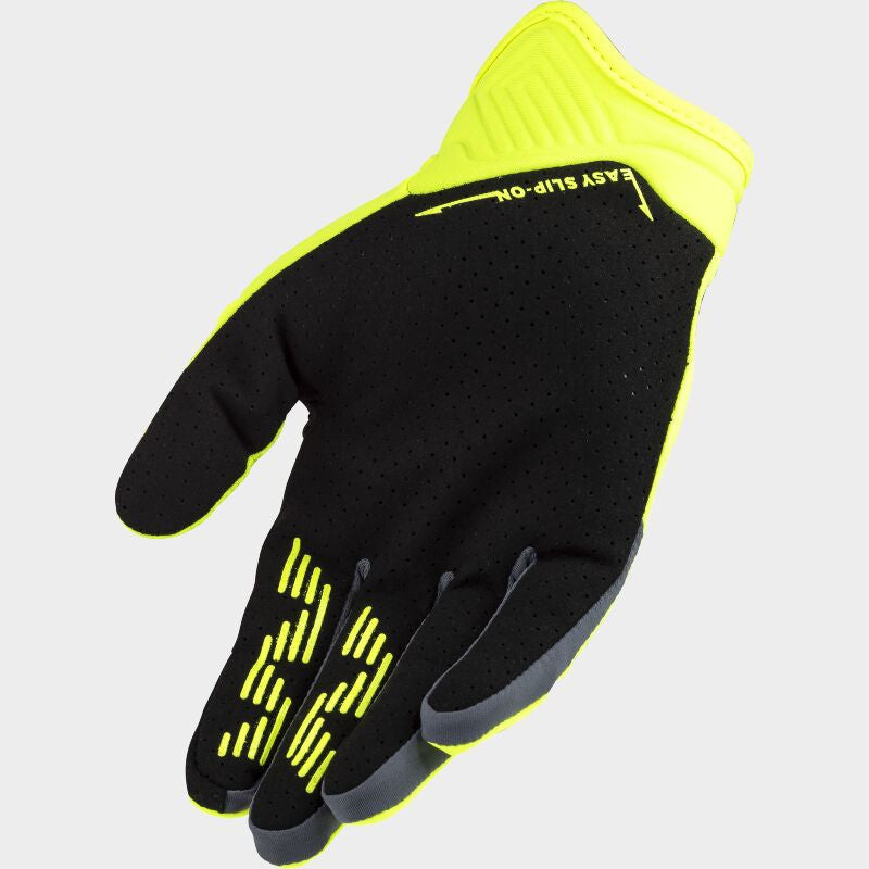 LS2 BEND MAN GLOVES H-V YELLOW GREY