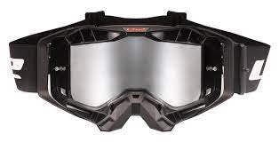 LS2 AURA PRO GOGGLE BLACK WITH IRIDIUM VISOR