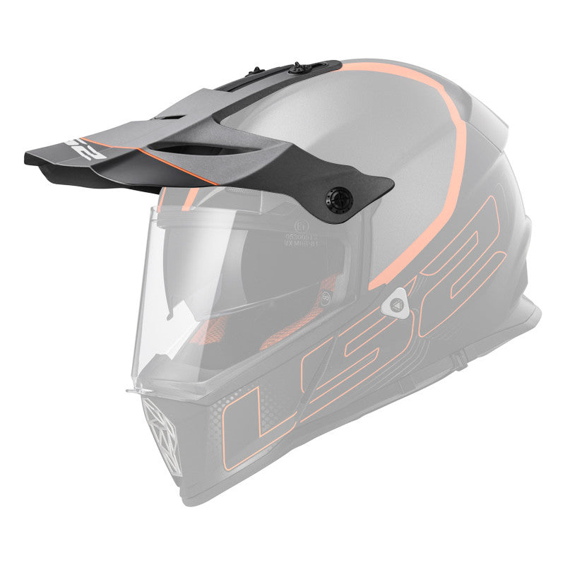 LS2 MX436 ELEMENT MATT BLACK TITANIUM SHIELD