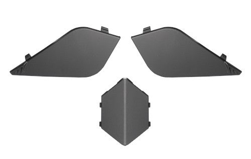 MX701 PEAK SCREWS+COVERS MATT BLACK