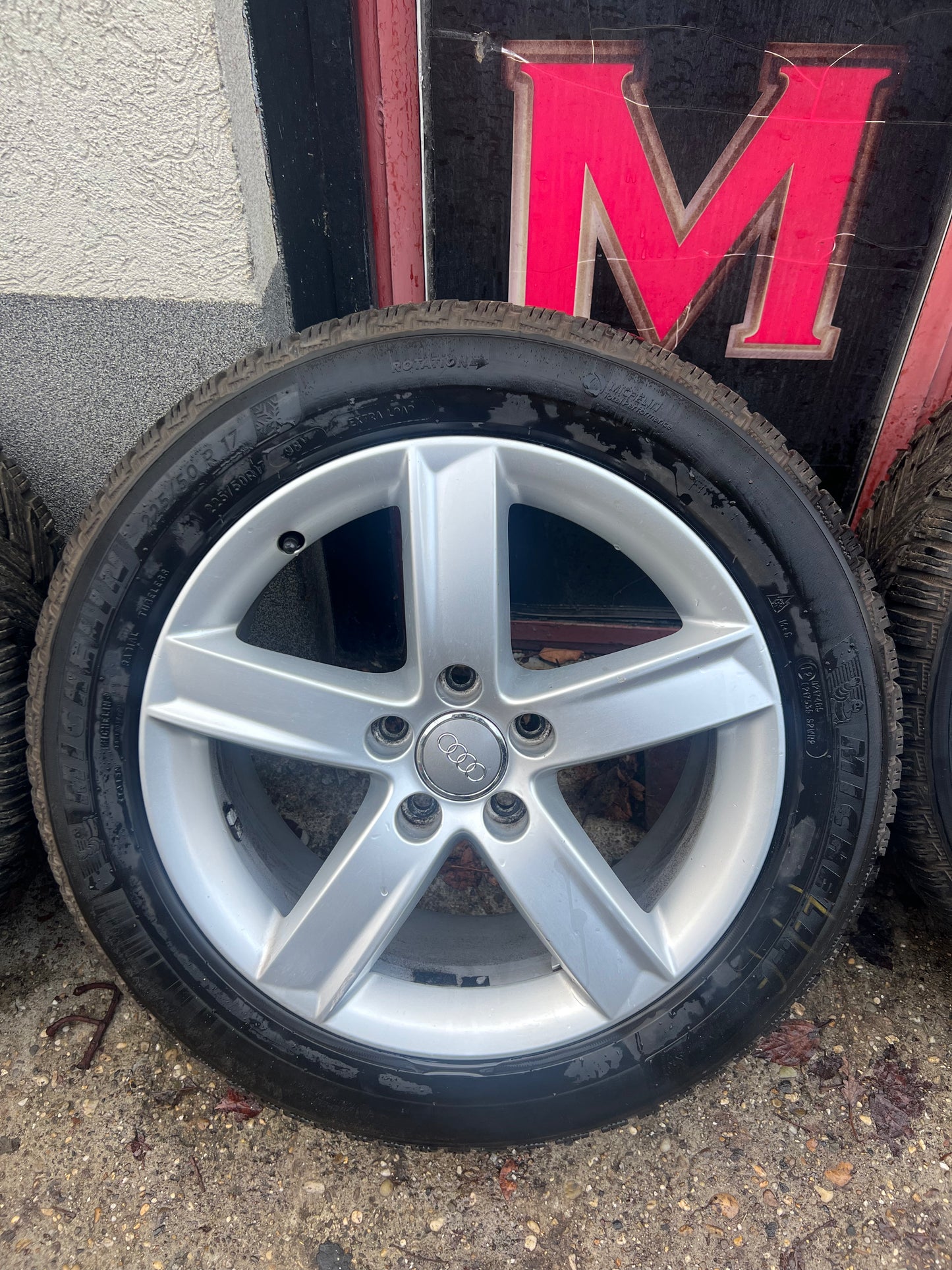 Audi alufelni szett 17" OEM (használt)