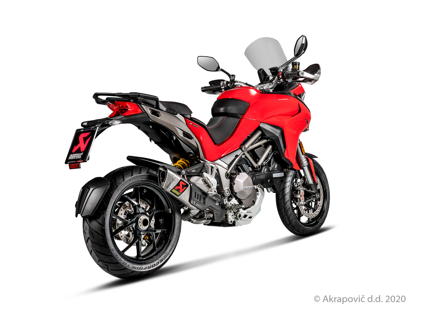 Ducati Multistrada 1260 / 1260 S Optional Header (Titanium) - (2018/2020)