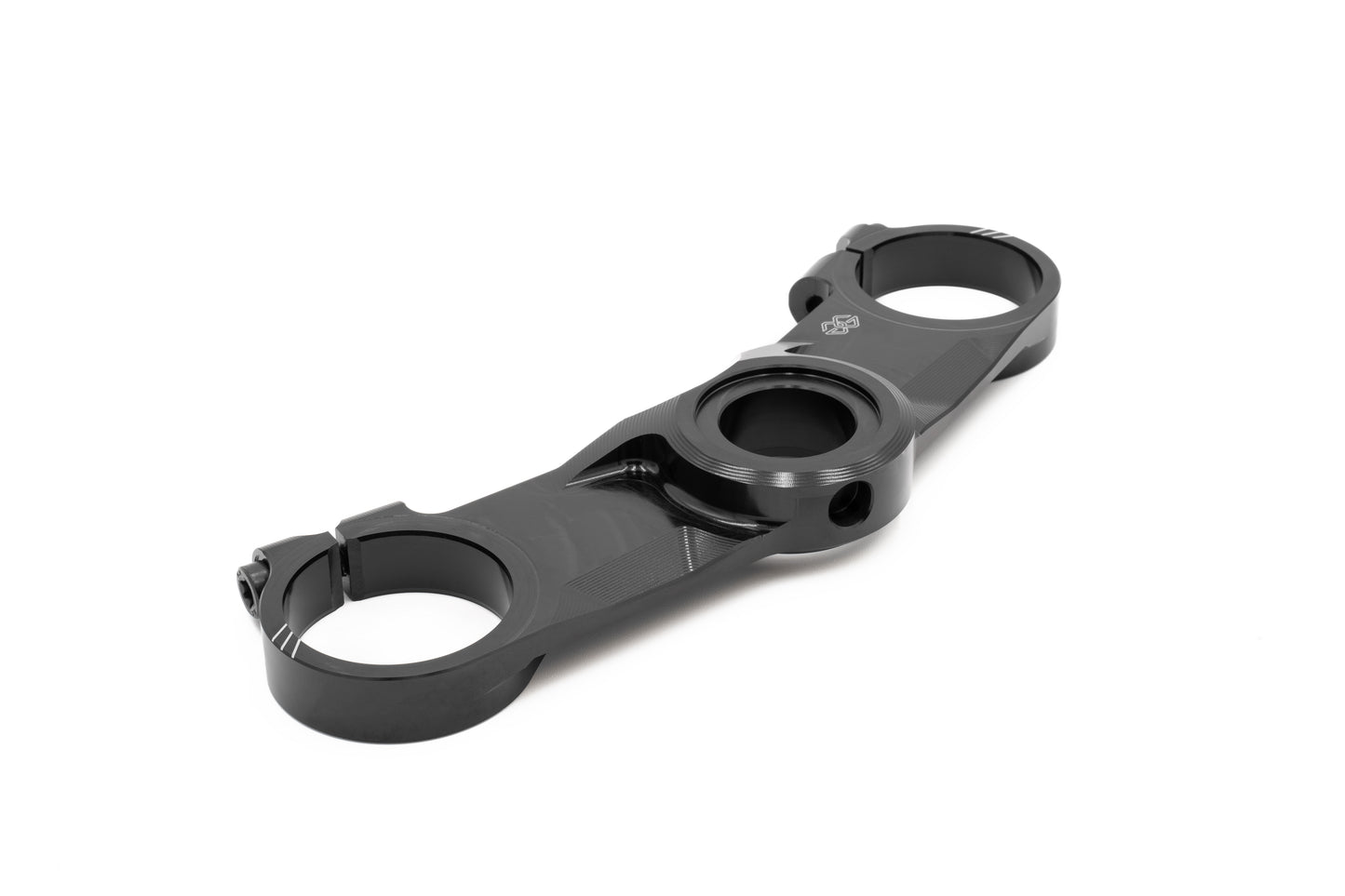 upper triple clamp black