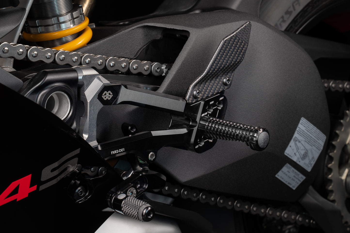 rearset FXR black
