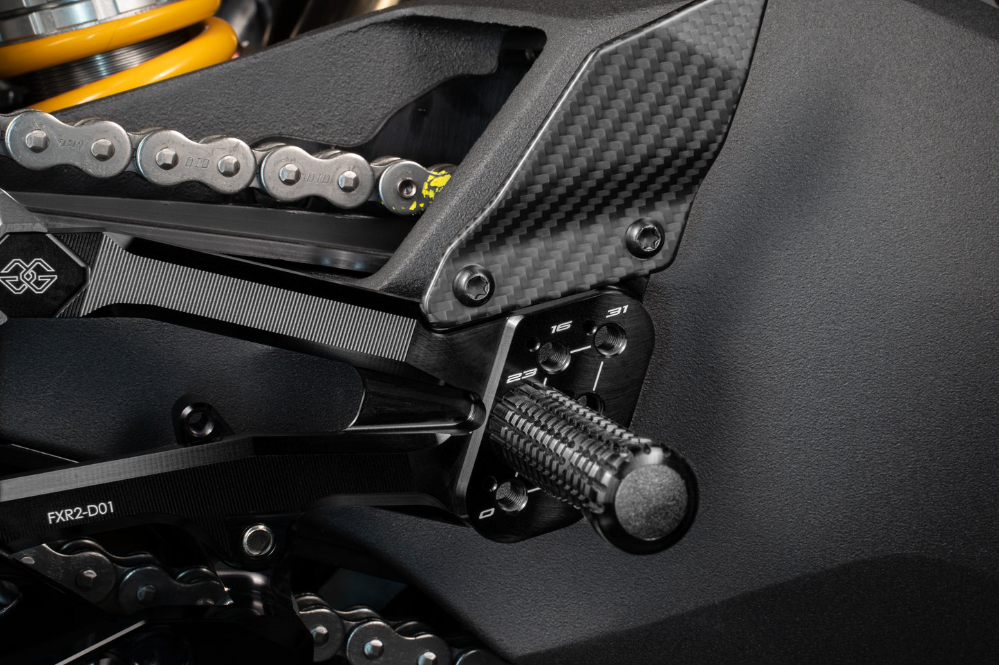 rearset FXR black