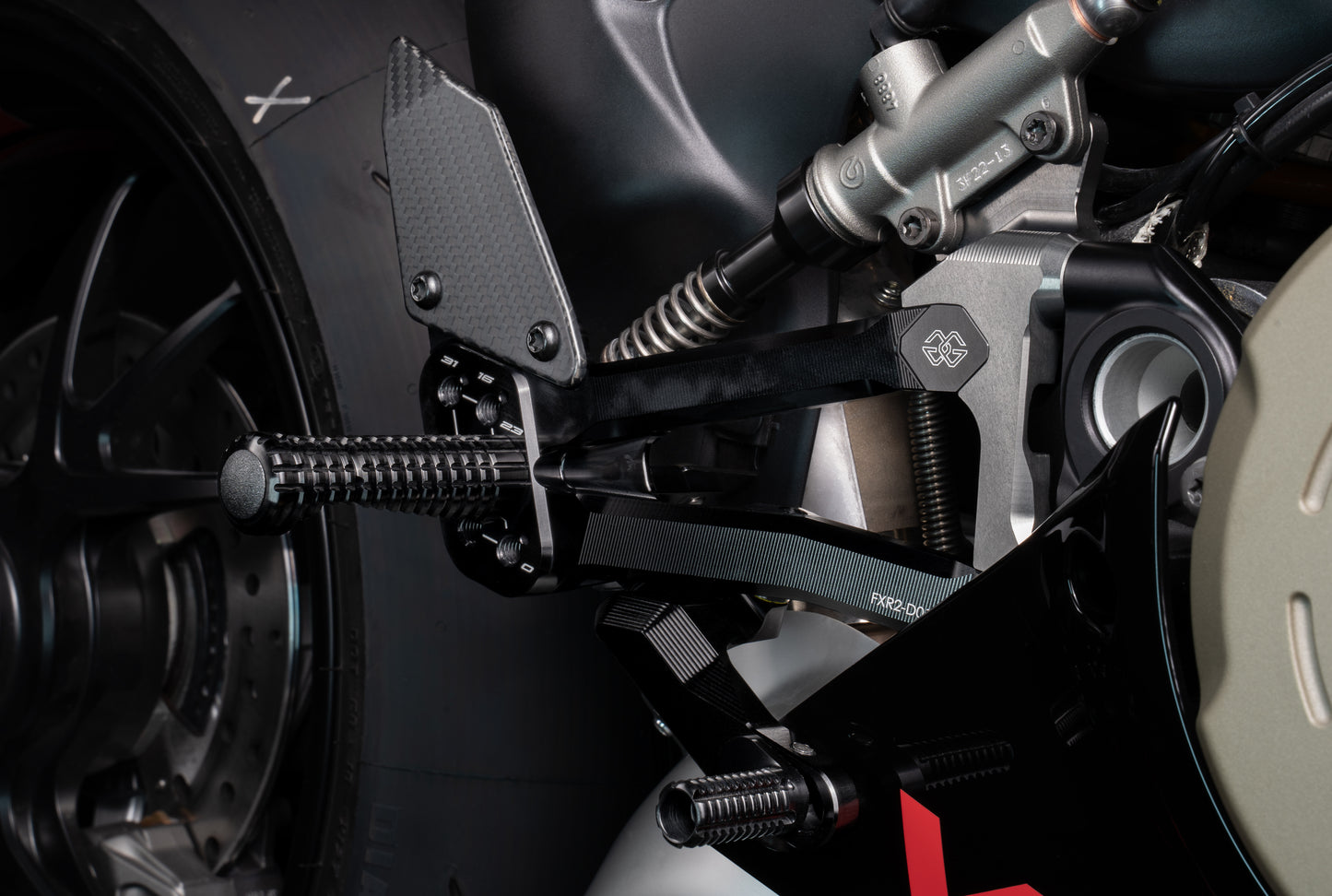 rearset FXR black