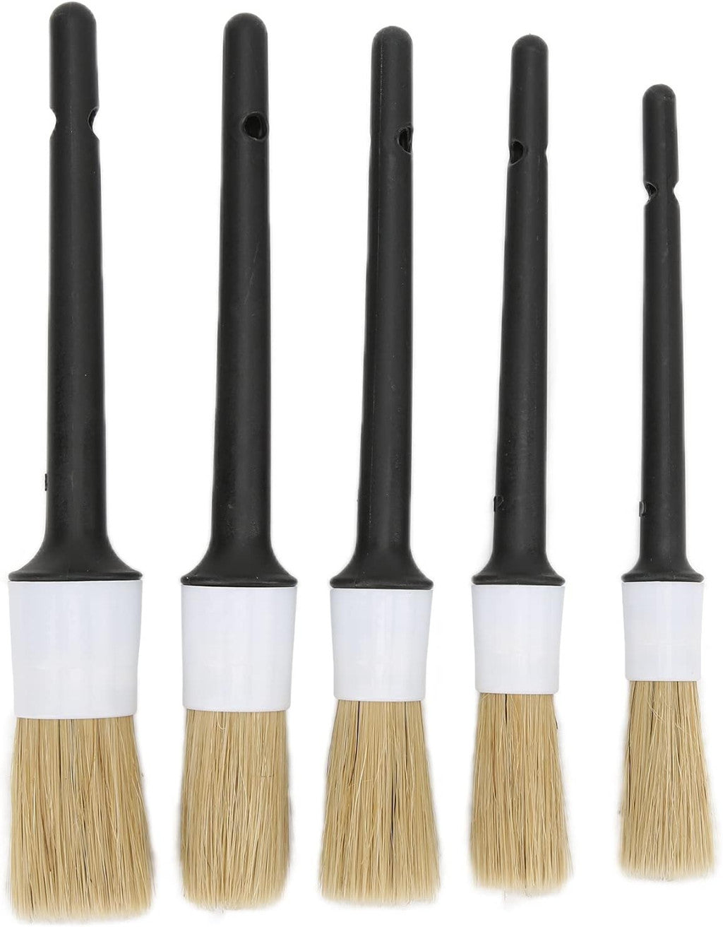 Ecsetkészlet - fehér/fekete - 24-21 cm