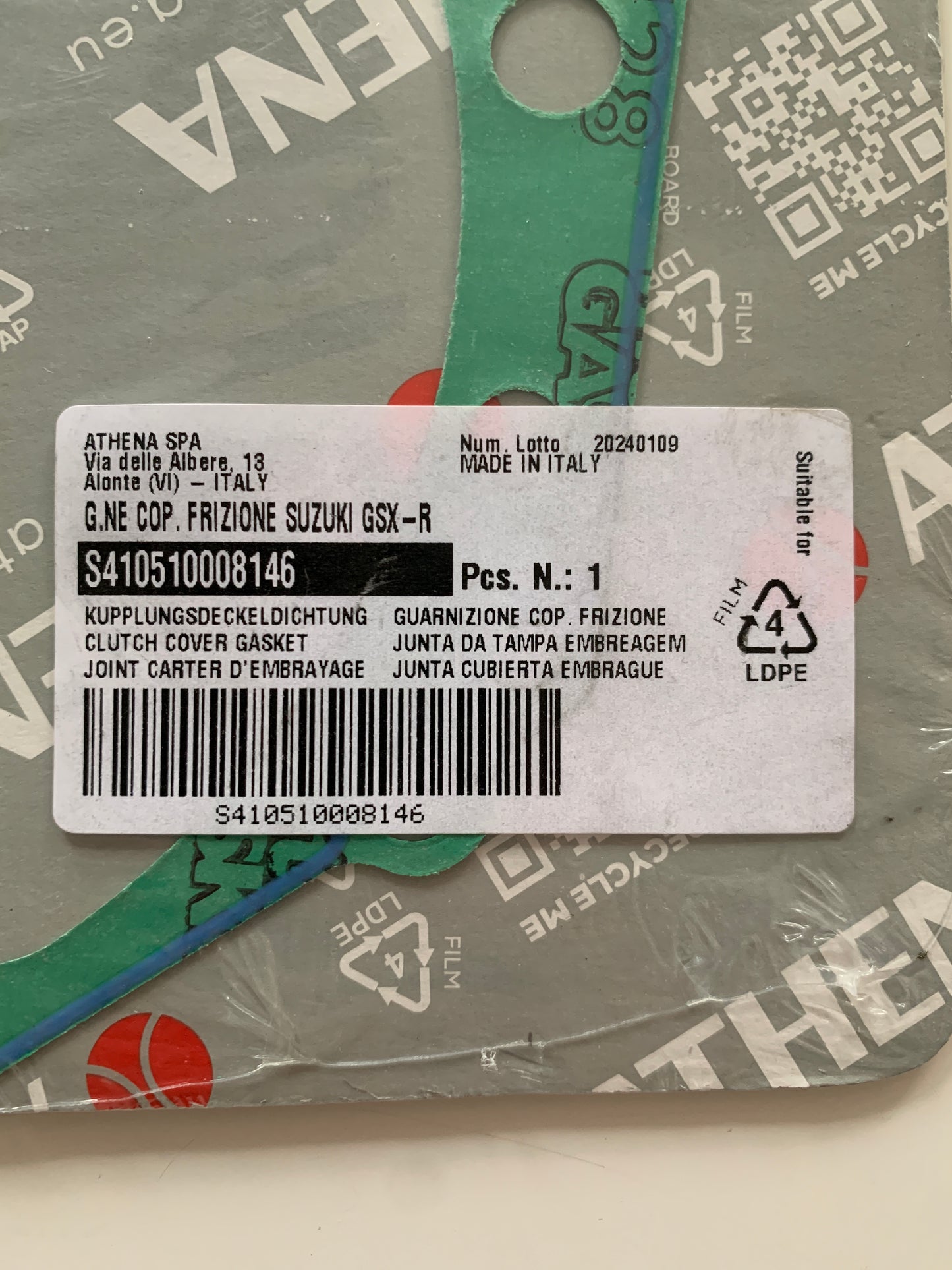 Suzuki GSX-R 750 - Clutch cover gasket (2004)