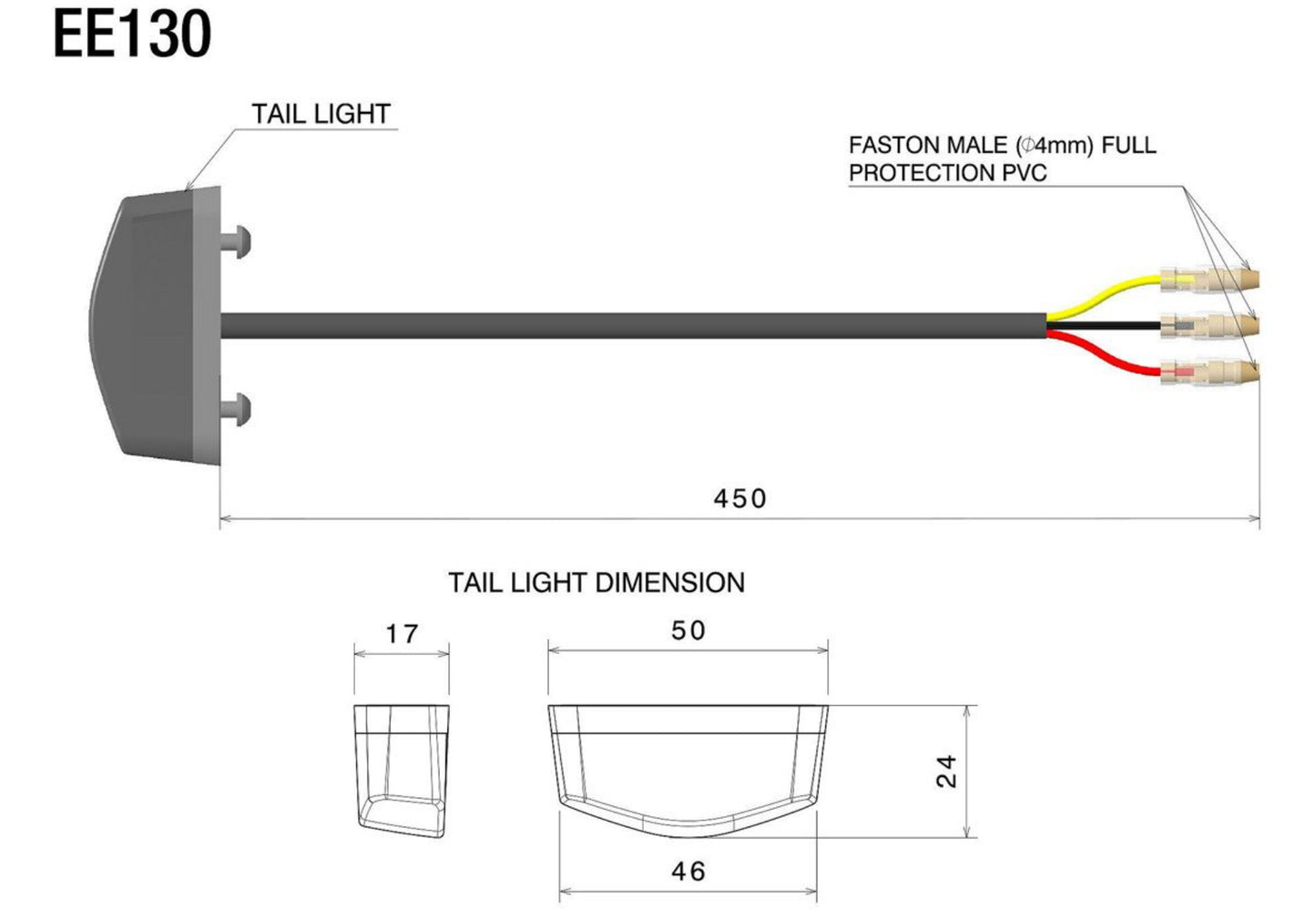 RIZOMA Taillight with license plate holder and brake light