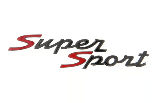 PIAGGIO Felirat Super Sport csomagtartó