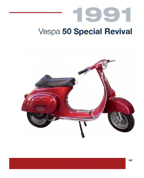 PIAGGIO Kézikönyv "Vespa Tecnica" V50