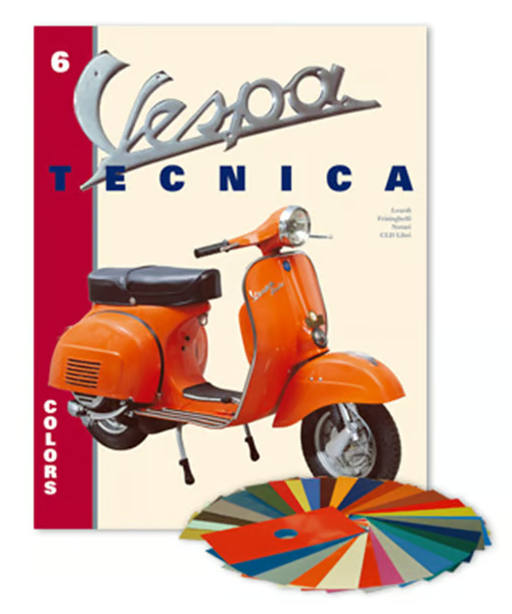 PIAGGIO Kézikönyv "Vespa Tecnica 6" Colors
