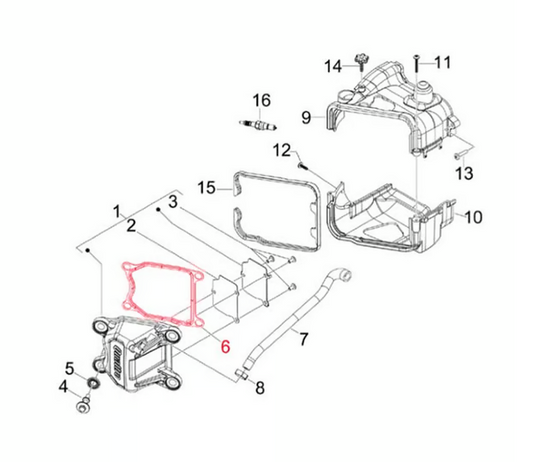 PIAGGIO Ventilfedéltömítés