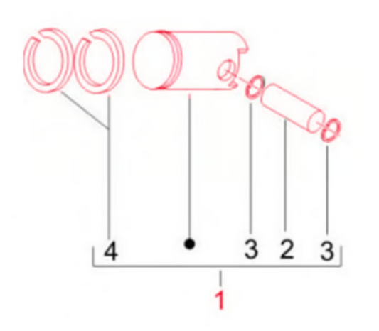 PIAGGIO Dugattyú Standard
