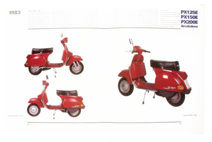 PIAGGIO Kézikönyv "Vespa Tecnica 5" PX 1977/2002