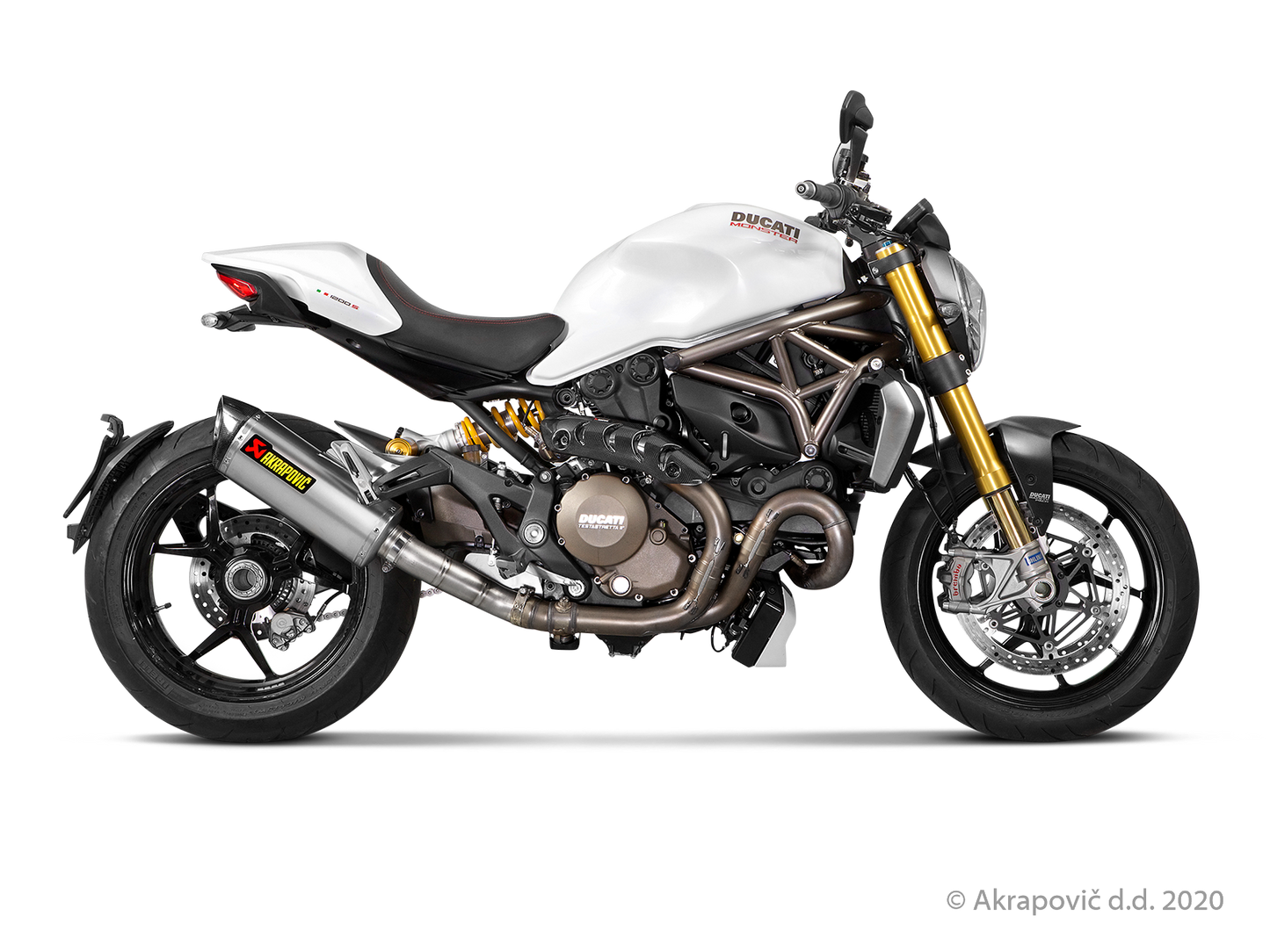Ducati Monster 1200 R Link Pipe (Titanium) - (2017/2020)