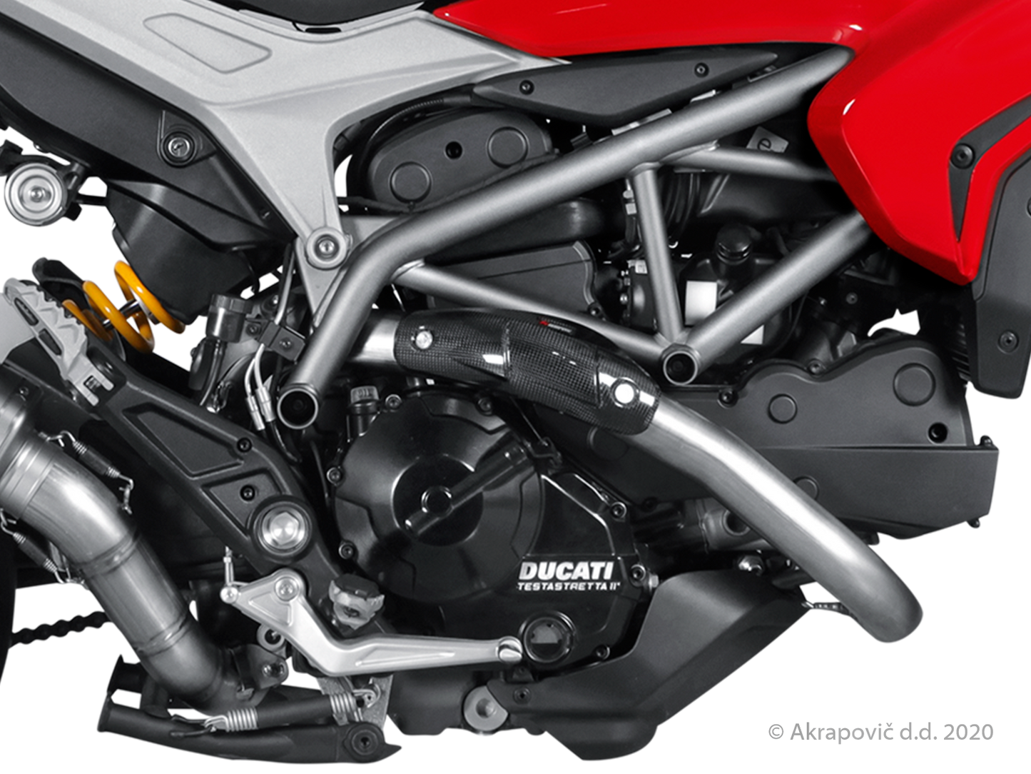 Ducati Hypermotard Heat Shield (Carbon) - (2013/2018)