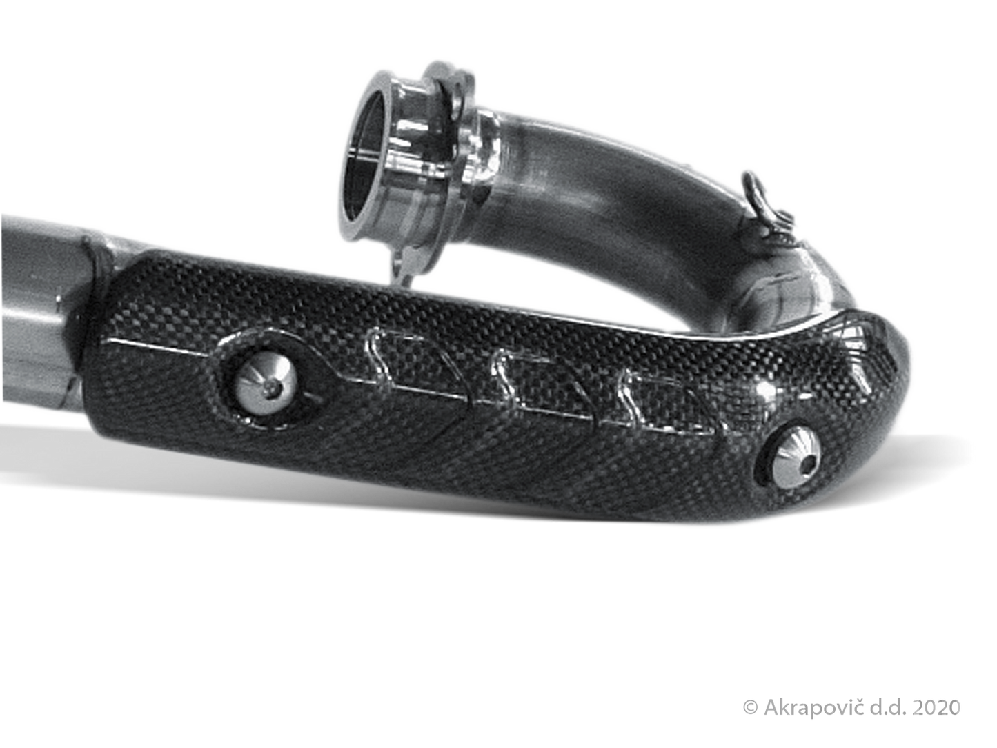 Kawasaki KX 250 F Heat Shield (Carbon) - (2006/2007)