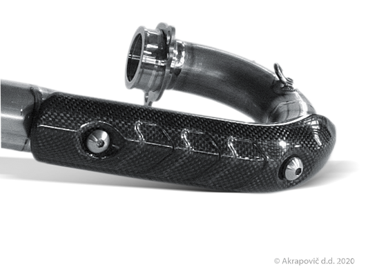 Kawasaki KX 250 F Heat Shield (Carbon) - (2006/2007)